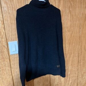 H&M Dark Gray Ribbed Knit Sweater